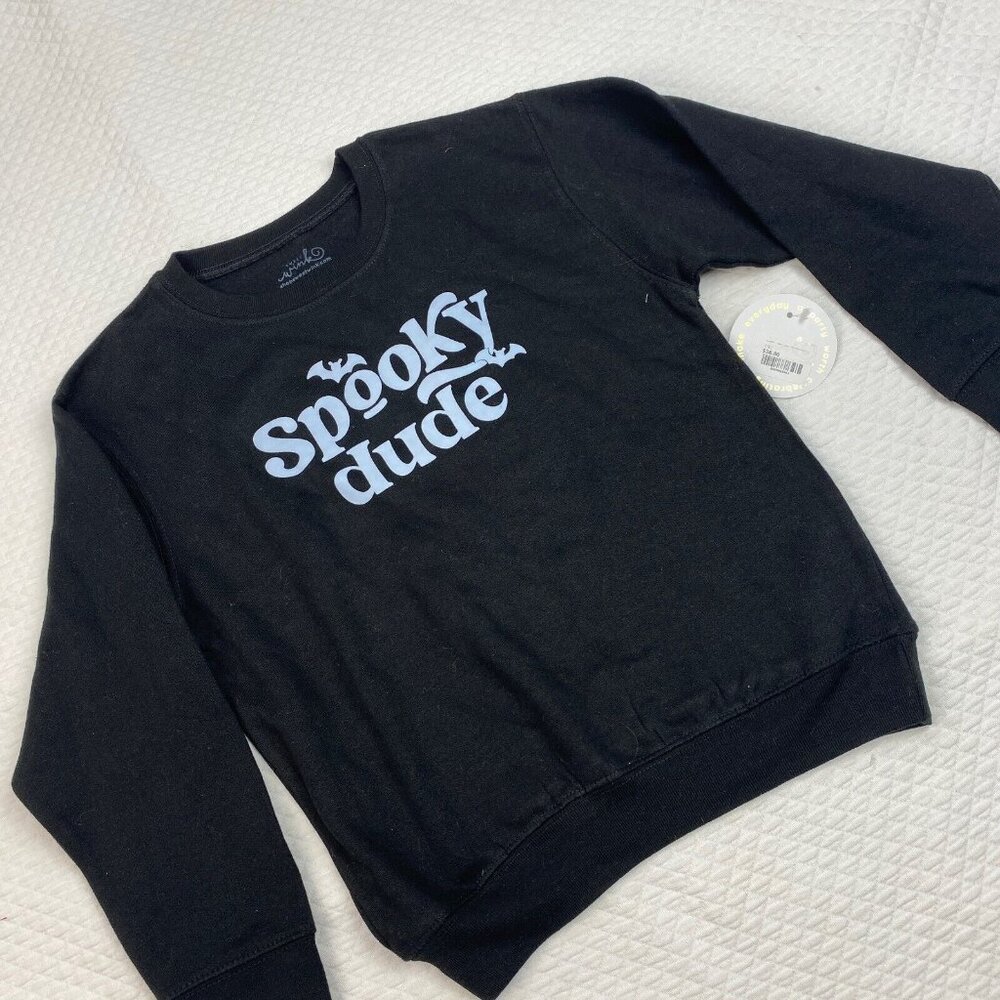 NWT Fall Halloween Spooky Dude Sweatshirt Shirt Sweet Wink Youth Size 7 -  8